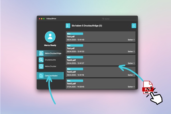 macOS Druck mit Follow2Print