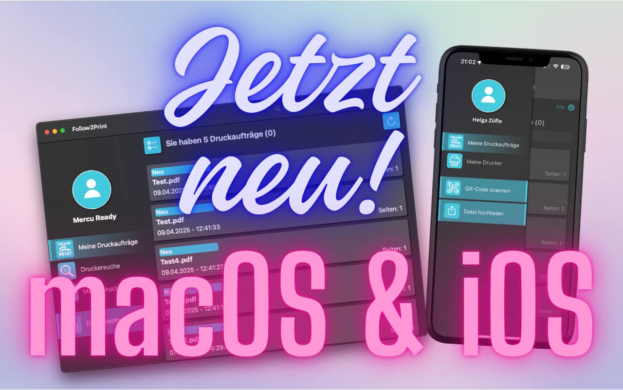 Pull-Print für iOS und machOS